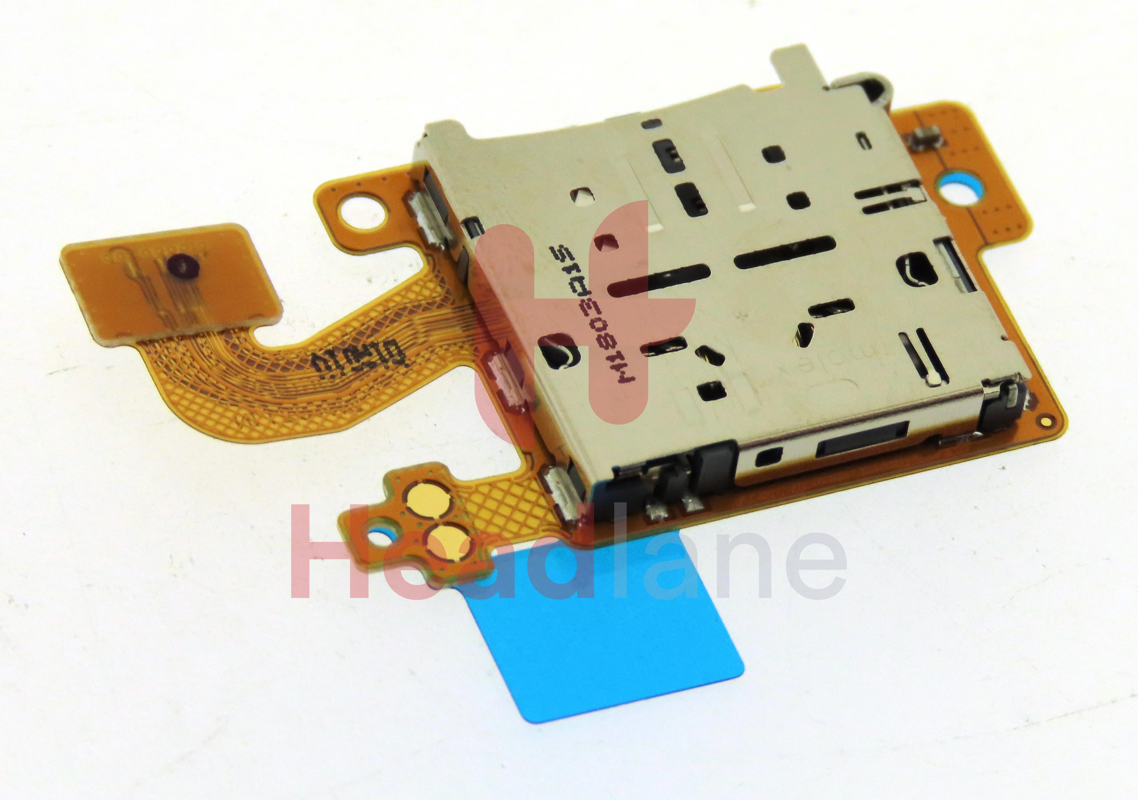 Samsung SM-T970 SM-T976 Galaxy Tab S7+ 12.4" SIM Card / MicroSD Reader Flex