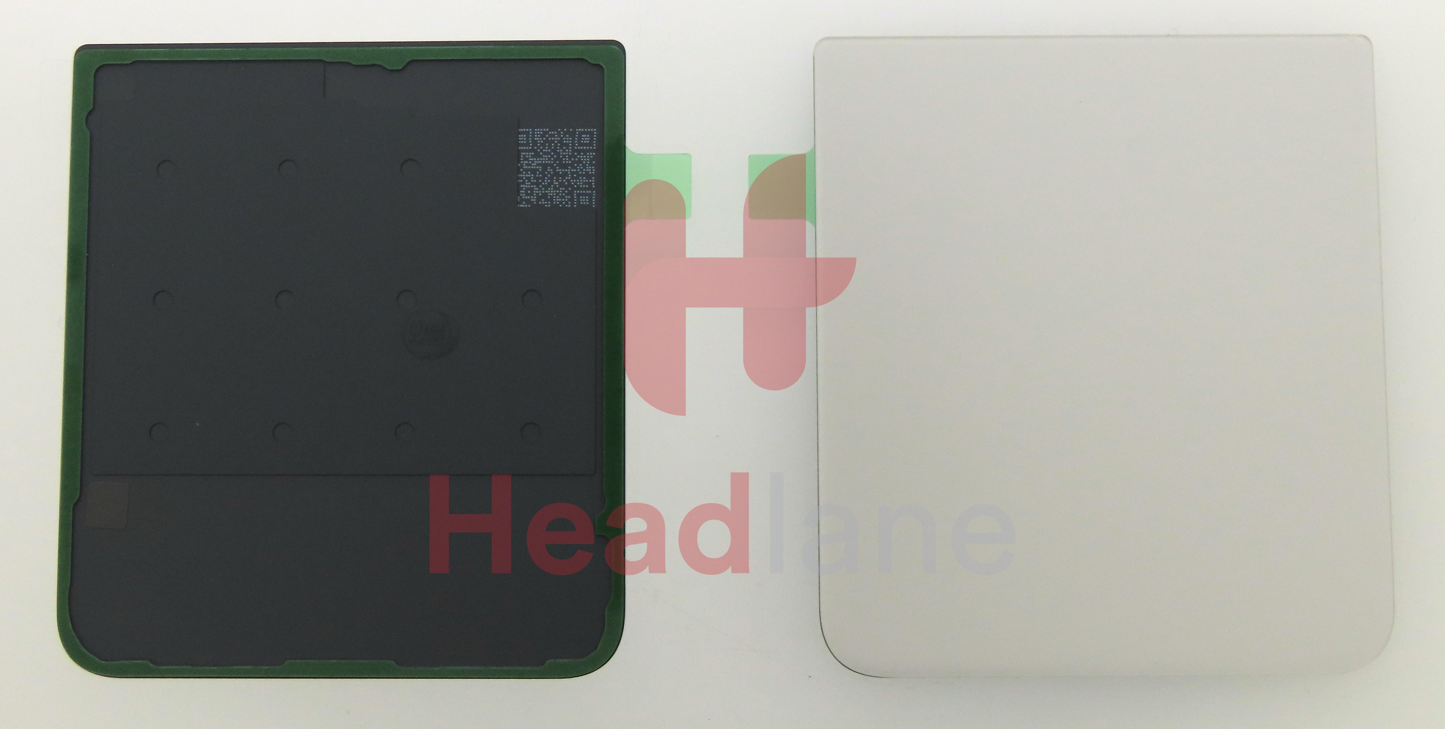 Samsung SM-F711 Galaxy Z Flip3 5G Back / Battery Cover - White (No Printing)