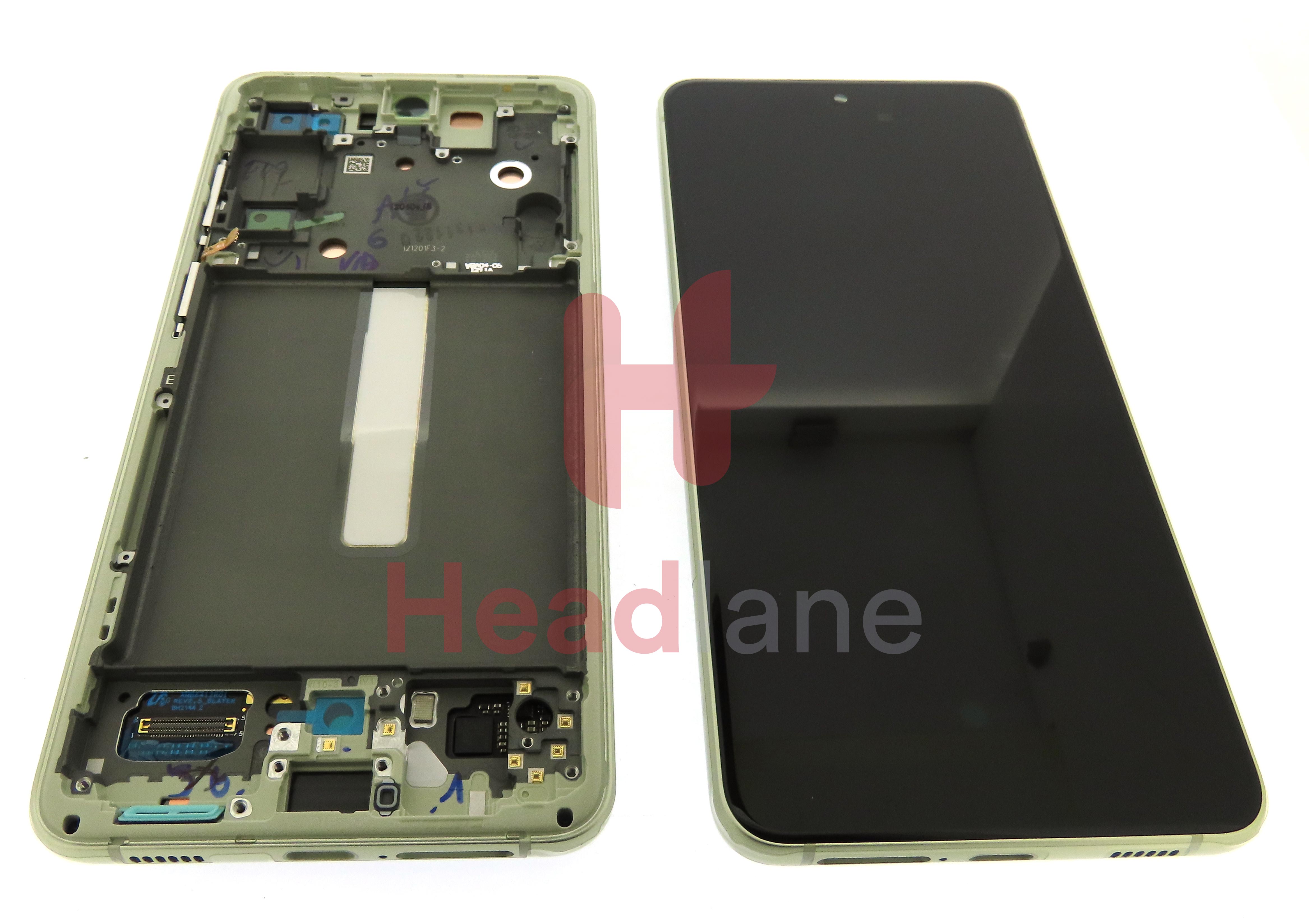 Samsung SM-G990 Galaxy S21 FE LCD Display / Screen + Touch - Green