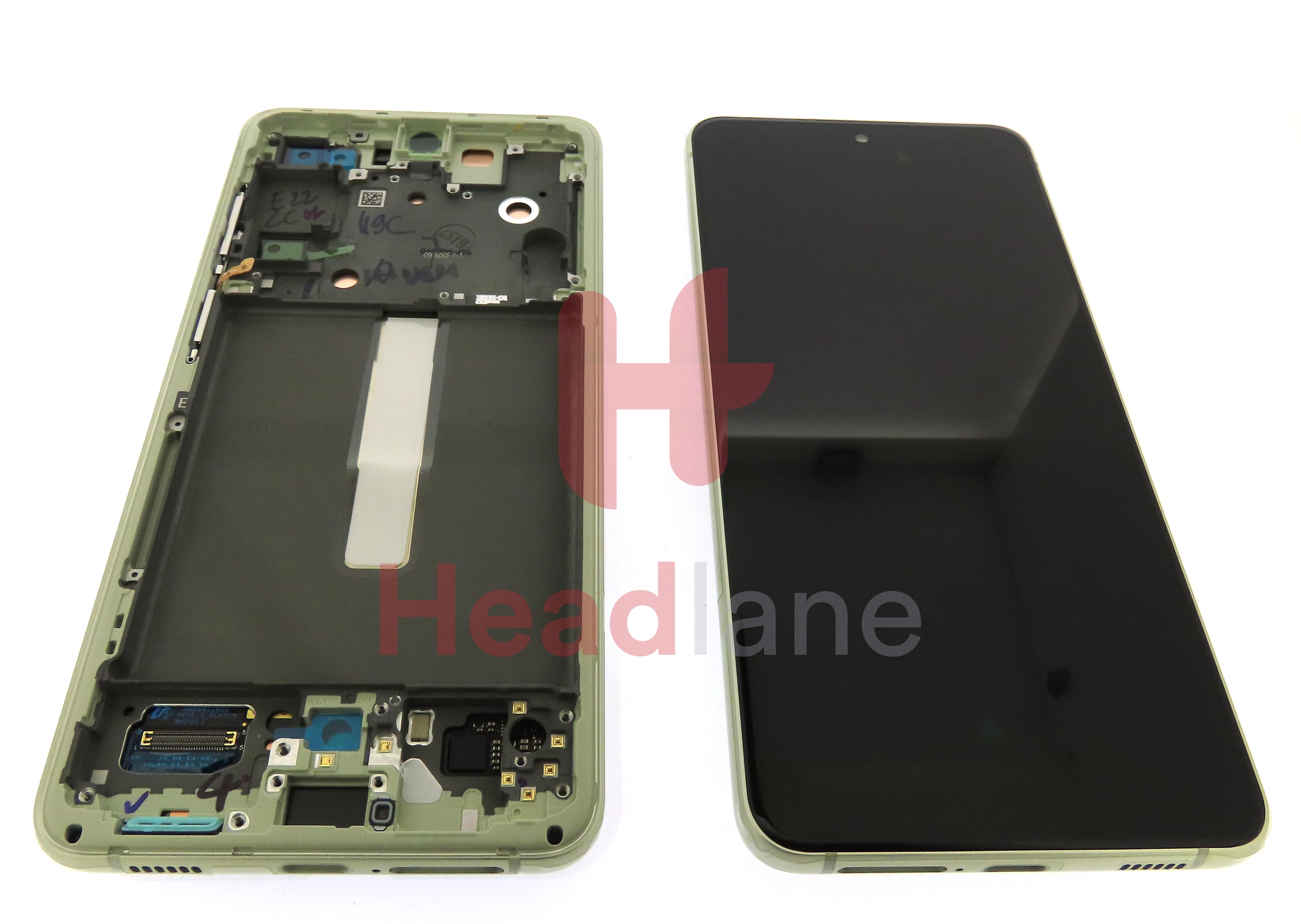 Samsung SM-G990 Galaxy S21 FE LCD Display / Screen + Touch - Green