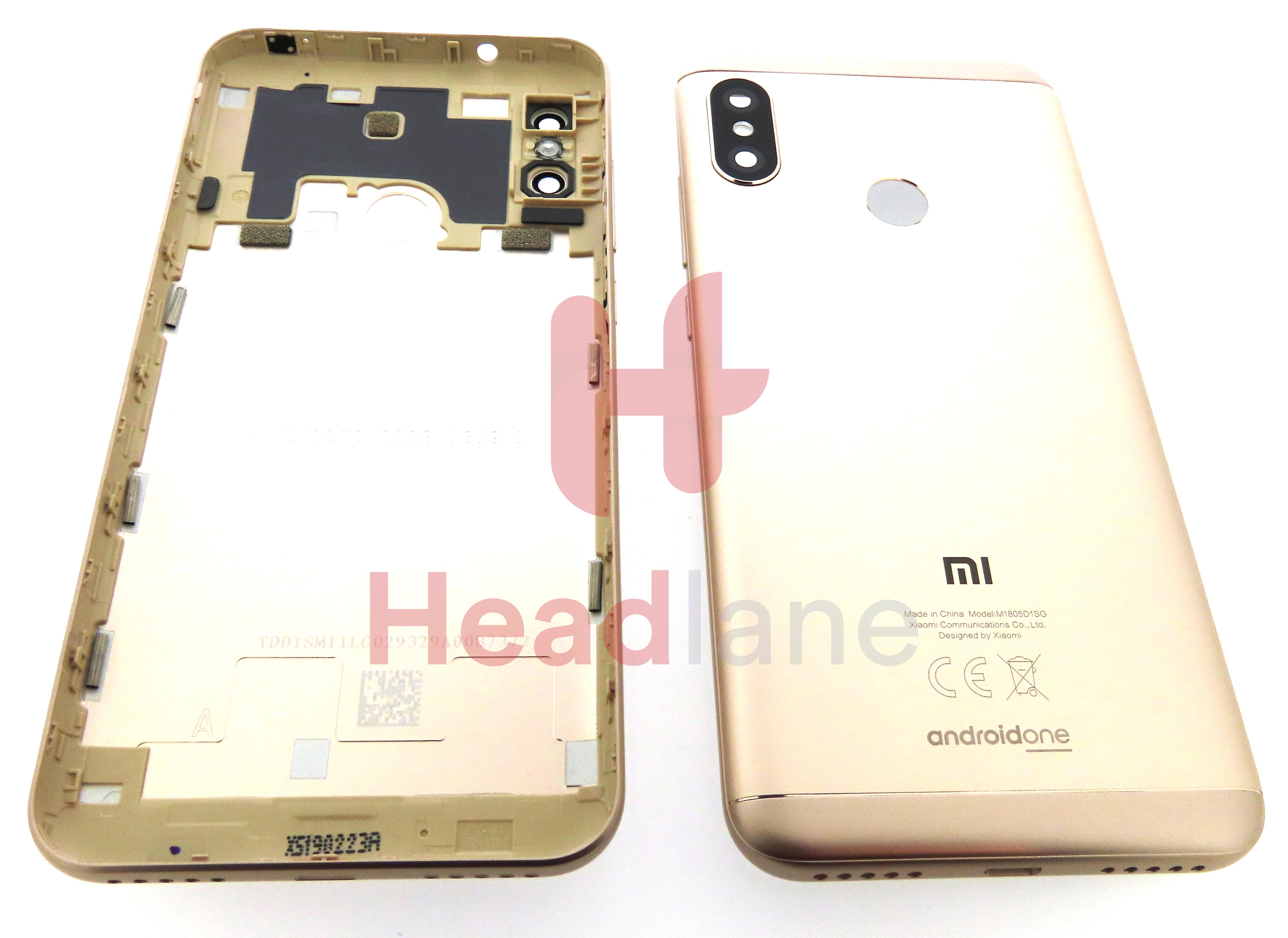 Xiaomi Mi A2 Lite Back / Battery Cover - Gold