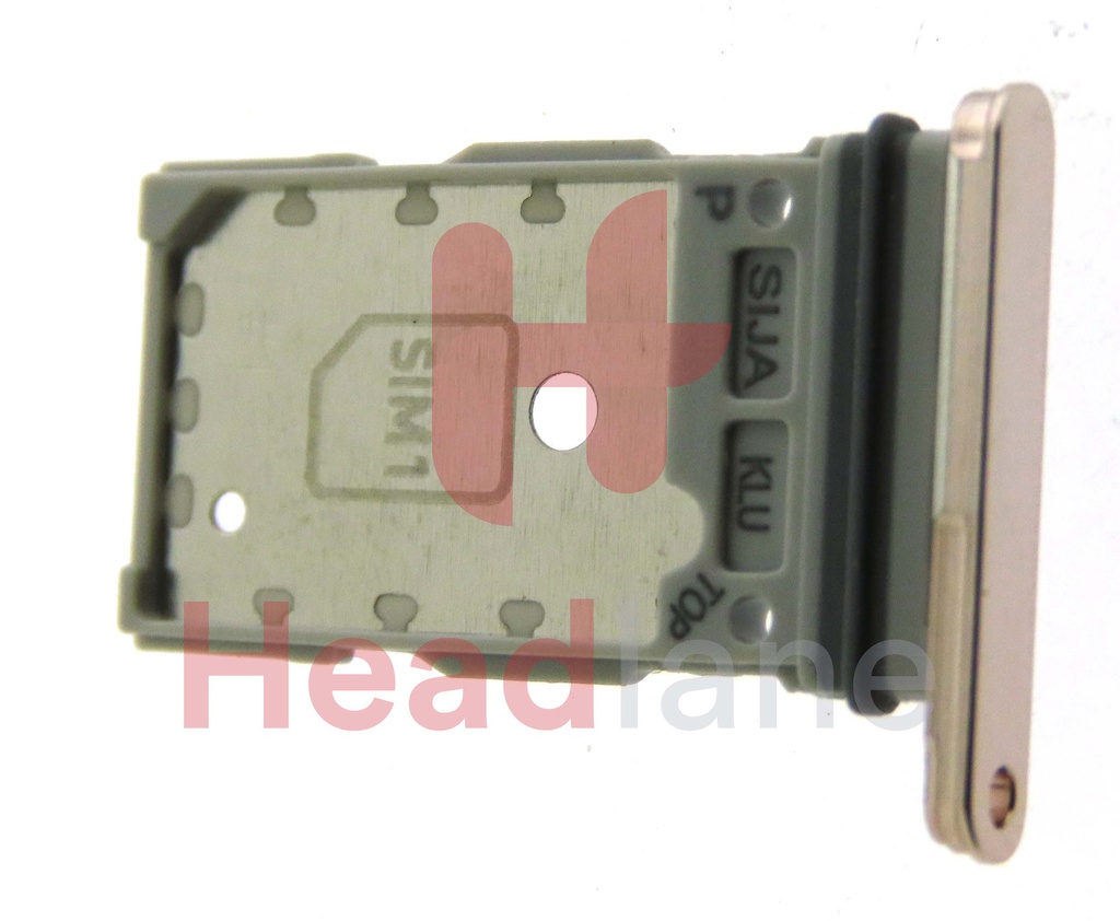 Samsung SM-S901 S906 Galaxy S22 / S22+ / Plus SIM Card Tray (Dual SIM) - Pink Gold
