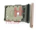 Samsung SM-S901 S906 Galaxy S22 / S22+ / Plus SIM Card Tray (Dual SIM) - Pink Gold