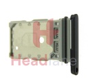 Samsung SM-S901 S906 Galaxy S22 / S22+ / Plus SIM Card Tray (Dual SIM) - Phantom Black