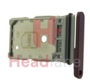 Samsung SM-S908 Galaxy S22 Ultra SIM Card Tray (Dual SIM) - Burgundy