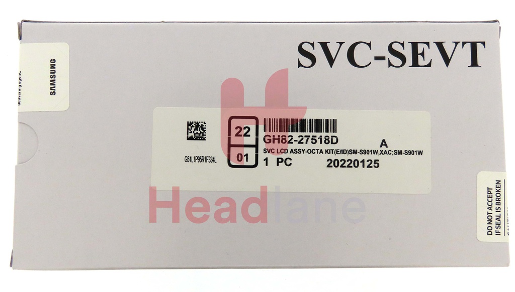 Samsung SM-S901 Galaxy S22 LCD Display / Screen + Touch + Battery - Pink Gold