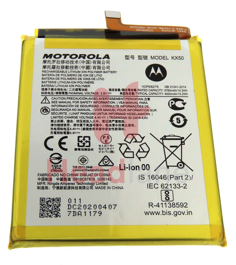 Motorola XT2043 XT2043-7 Moto G Pro / G Stylus KX50 Battery
