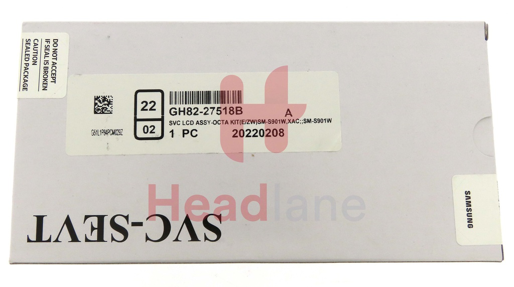 Samsung SM-S901 Galaxy S22 LCD Display / Screen + Touch + Battery - Phantom White