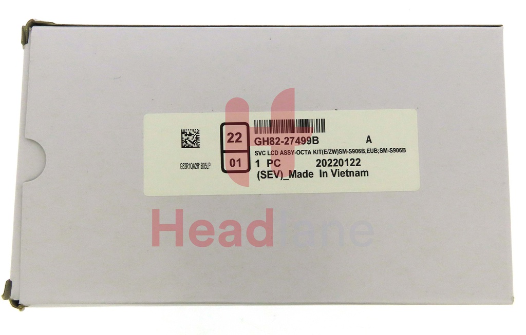 Samsung SM-S906 Galaxy S22+ / Plus LCD Display / Screen + Touch + Battery - Phantom White