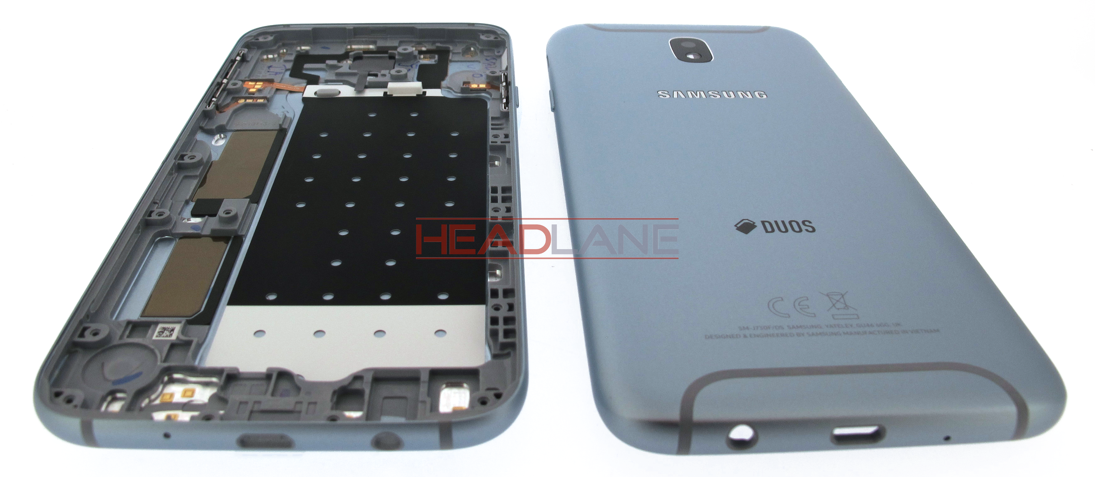 Samsung SM-J730 Galaxy J7 (2017) Battery Cover - Silver