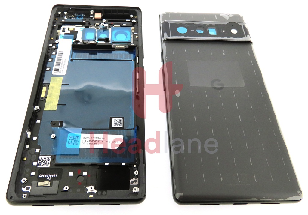 Google Pixel 6 Pro Back / Battery Cover - Stormy Black
