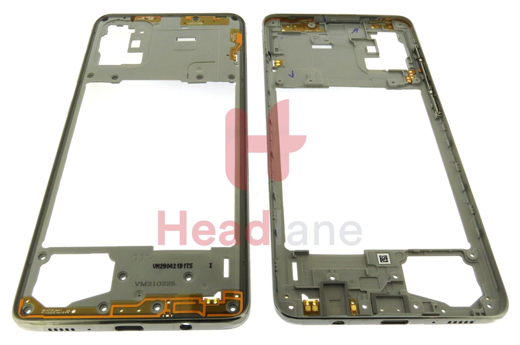 Samsung SM-A715 Galaxy A71 Middle Cover / Chassis - Silver