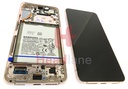 Samsung SM-S906 Galaxy S22+ / Plus LCD Display / Screen + Touch + Battery - Pink Gold