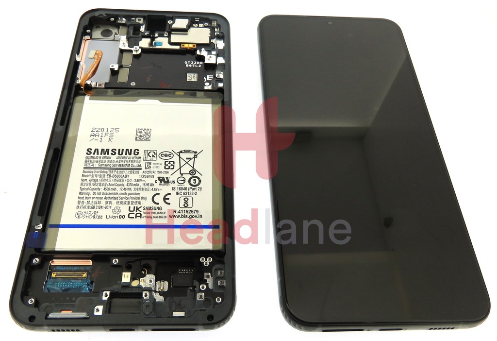 Samsung SM-S906 Galaxy S22+ / Plus LCD Display / Screen + Touch + Battery - Graphite