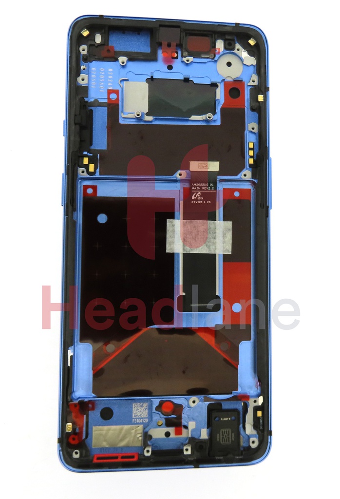 OnePlus 7T LCD Display / Screen + Touch - Glacier Blue