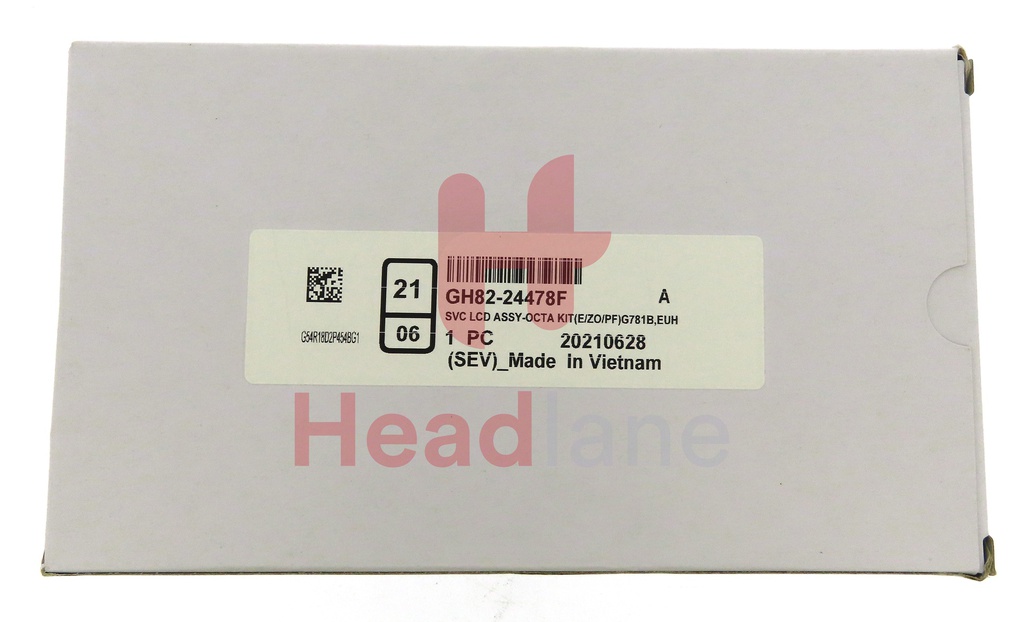 Samsung SM-G781 Galaxy S20 FE 5G LCD Display / Screen + Touch + Battery - Cloud Orange