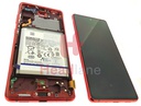 Samsung SM-G781 Galaxy S20 FE 5G LCD Display / Screen + Touch + Battery - Cloud Red