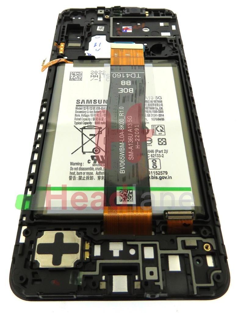 Samsung SM-A136 Galaxy A13 5G LCD Display / Screen + Touch + Battery