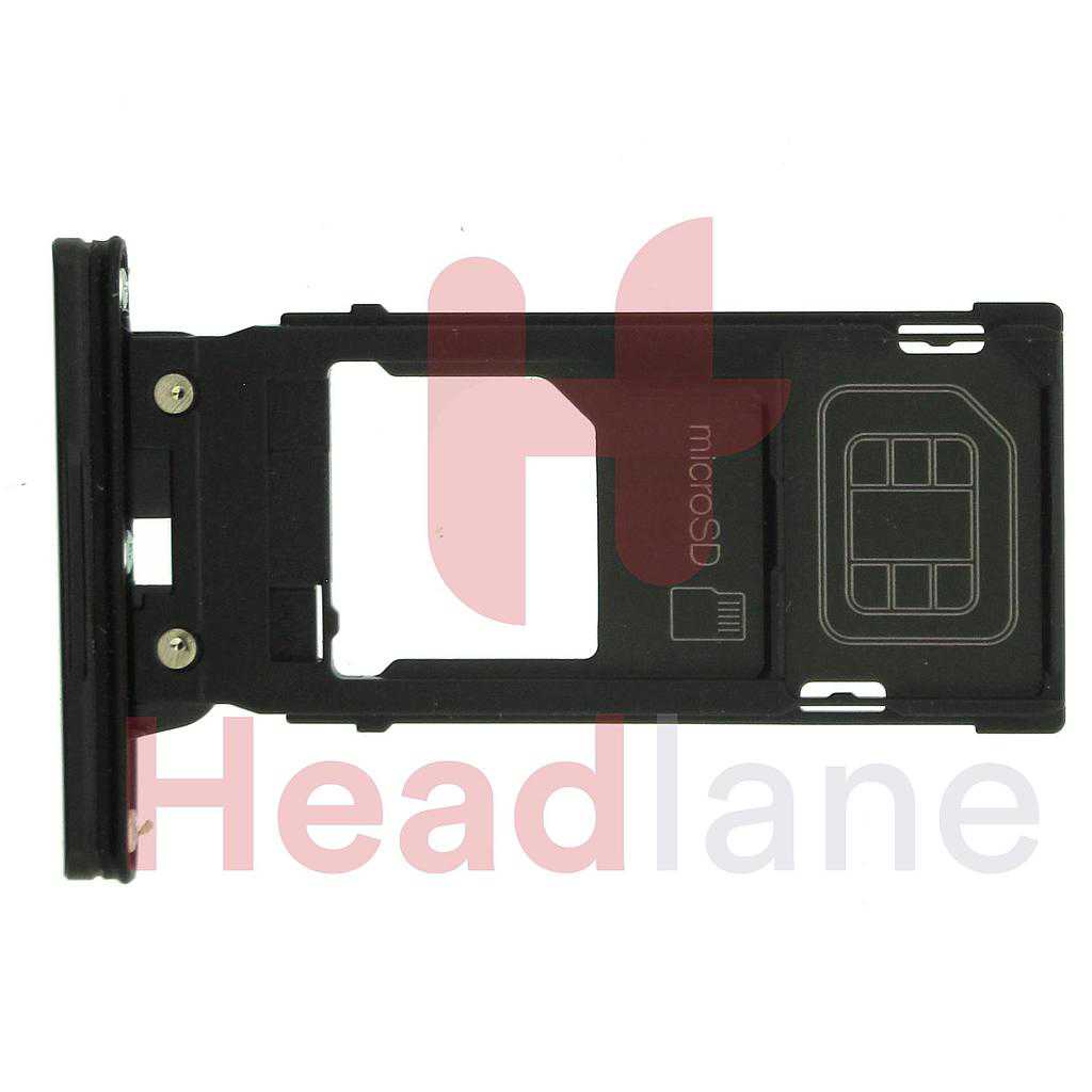 Sony H8216 Xperia XZ2 SINGLE SIM Card Tray - Black