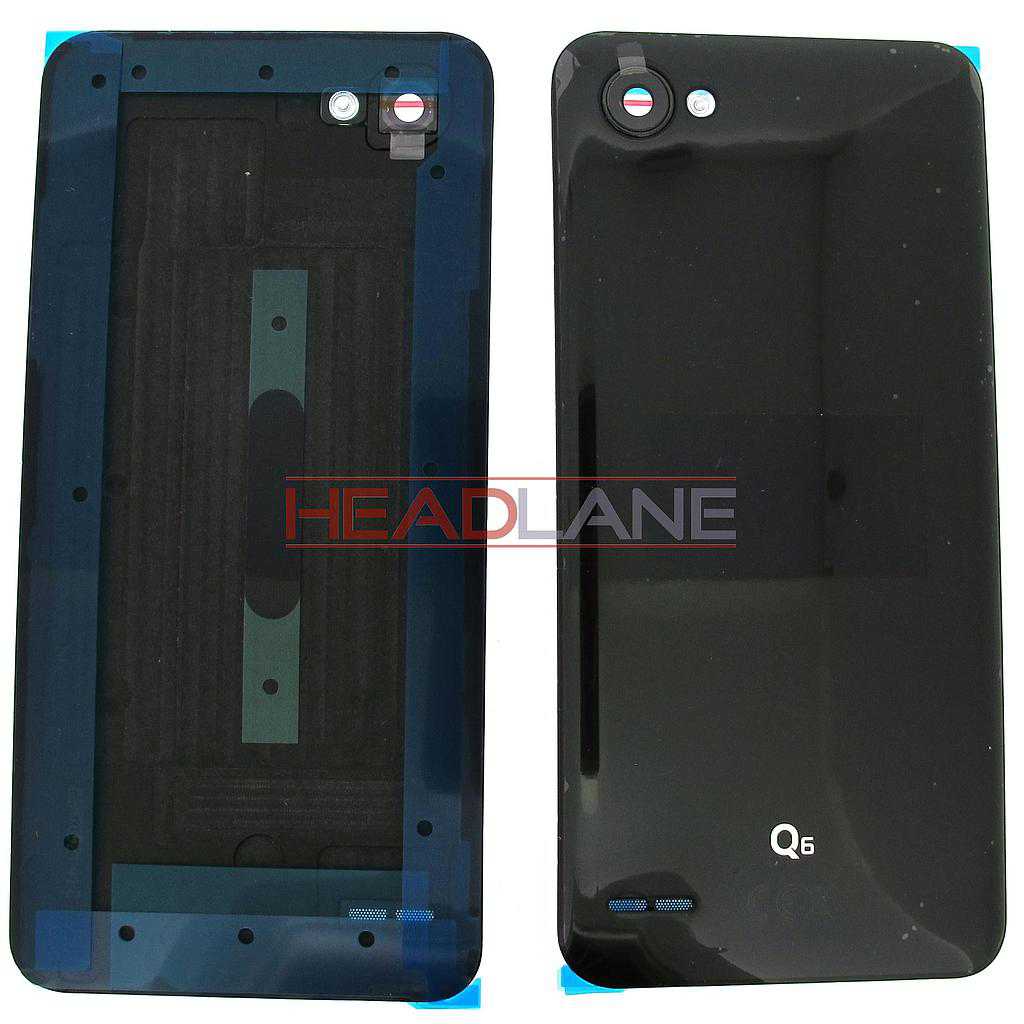 LG M700N Q6 Battery Cover - Black