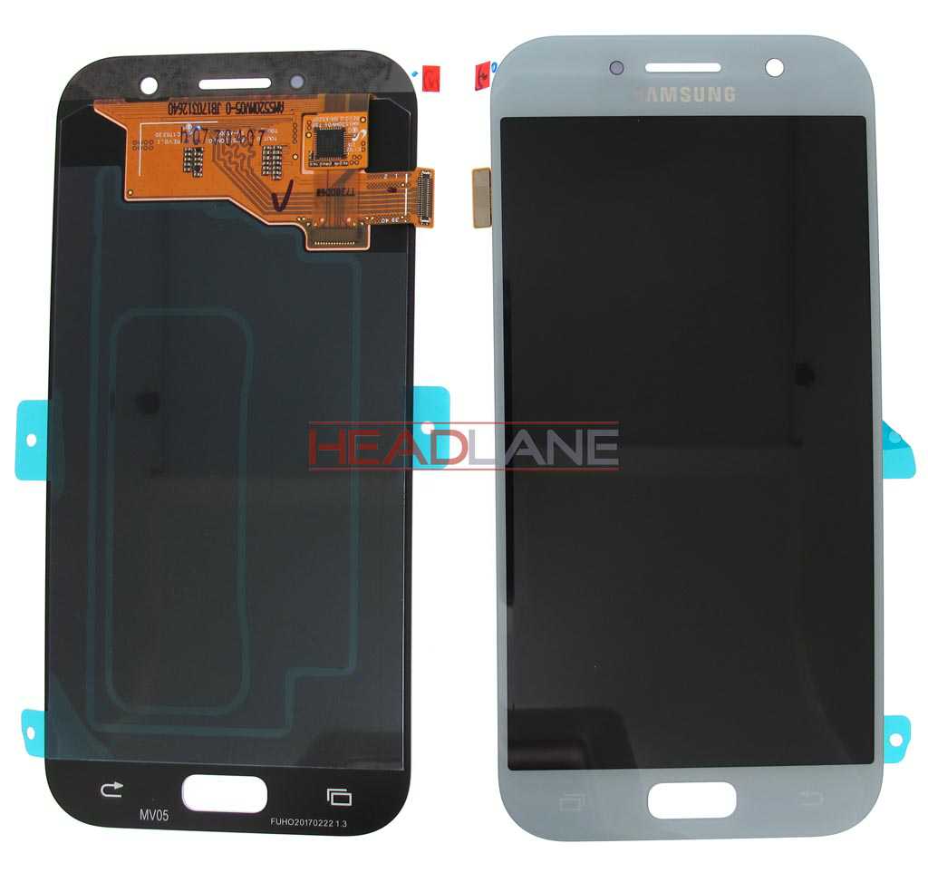 Samsung SM-A520 Galaxy A5 (2017) LCD Display / Screen + Touch - Blue