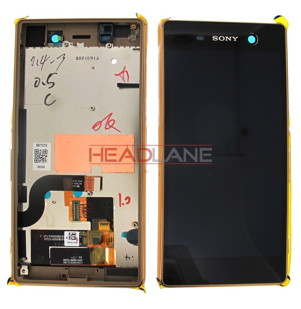 Sony E5603 E5606 Xperia M5 LCD Display / Screen + Touch - Gold