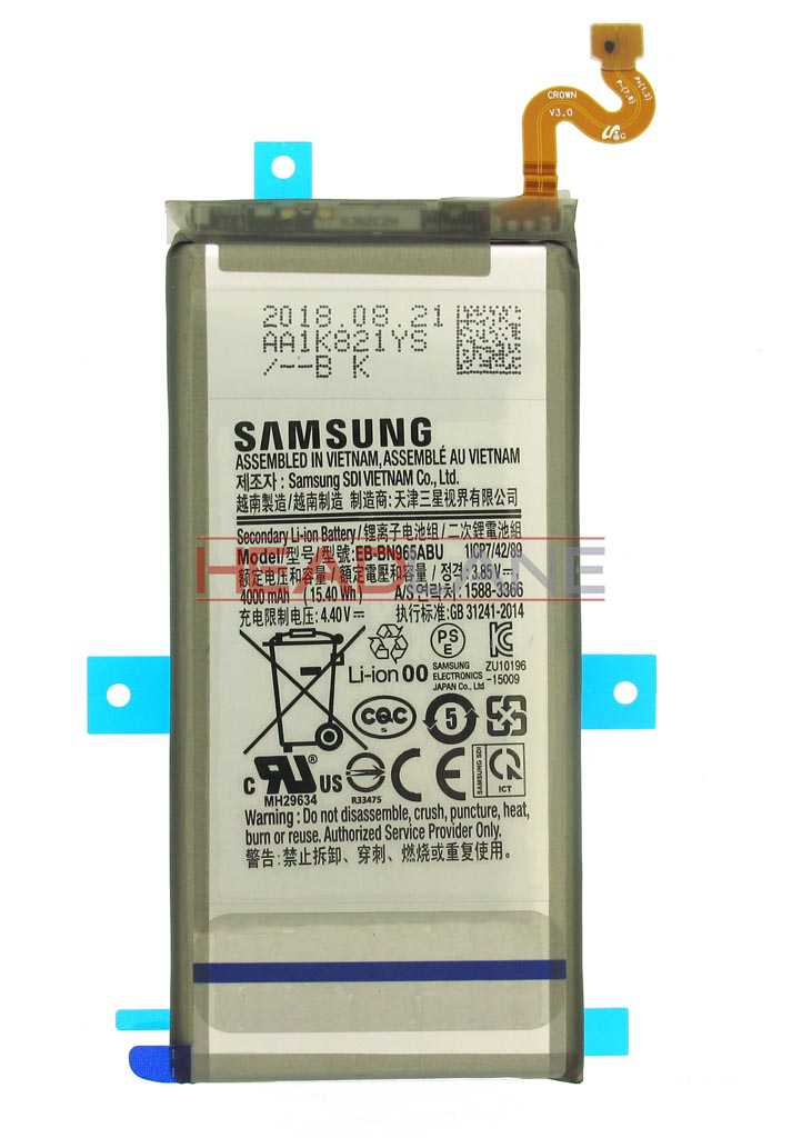 Samsung SM-N960 Galaxy Note 9 EB-BN965ABU Internal Battery