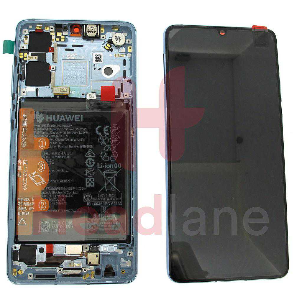 Huawei P30 LCD Display / Screen + Touch + Battery Assembly - Breathing Crystal