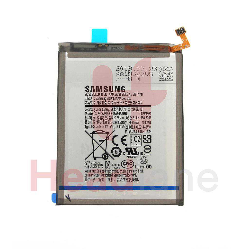 Samsung SM-A505 A205 A305 A307 A507 Galaxy A50 A20 A30 A30s A50s EB-BA505ABU Internal Battery