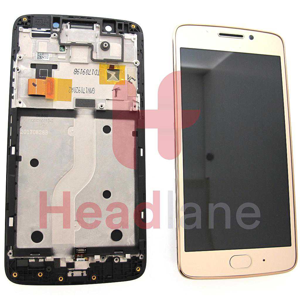 Lenovo / Motorola XT1675 XT1676 Moto G5 LCD Display / Screen + Touch - Gold