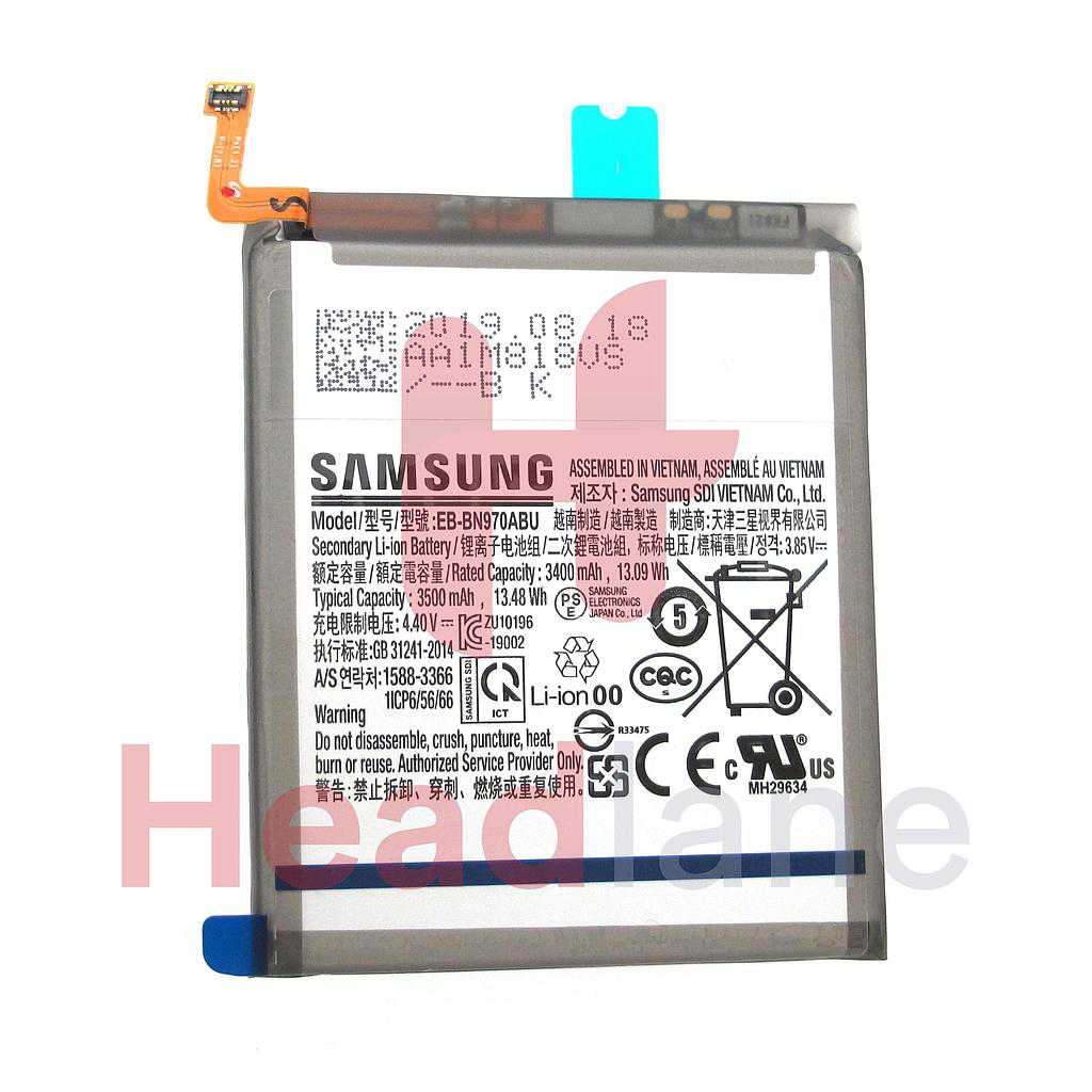 Samsung SM-N970 Galaxy Note 10 Internal Battery EB-BN970ABU