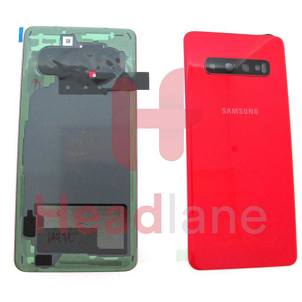 Samsung SM-G973 Galaxy S10 Back / Battery Cover - Cardinal Red