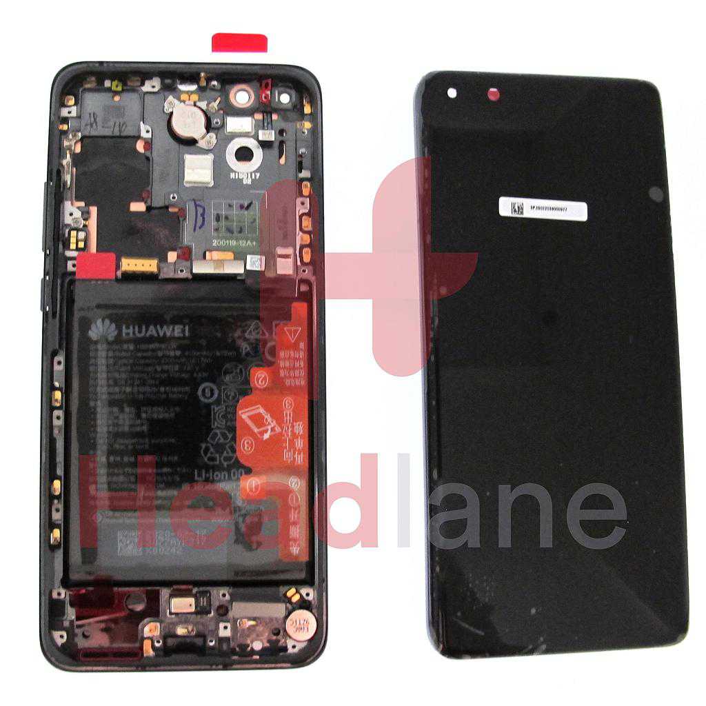 Huawei P40 Pro LCD Display / Screen + Touch + Battery Assembly - Black