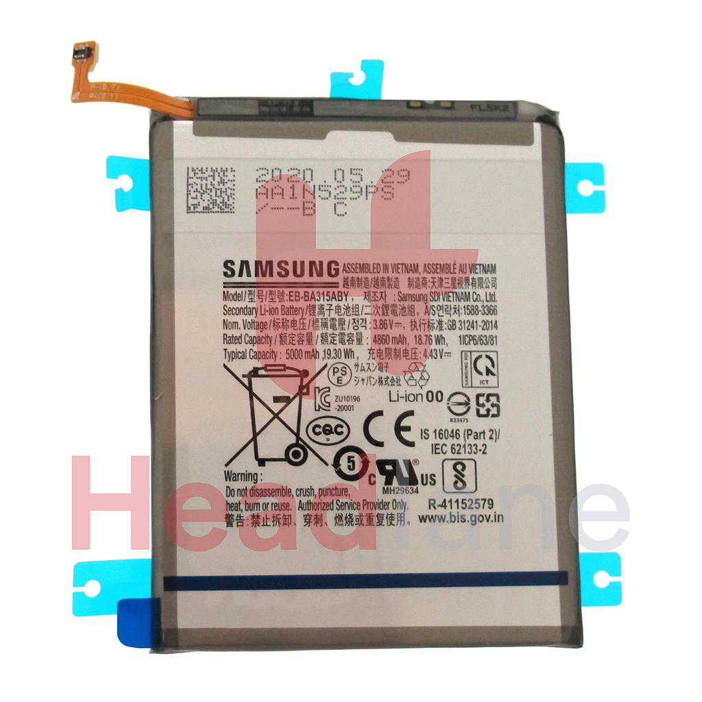 Samsung SM-A315 A325 A225 Galaxy A31 A32 4G A22 4G Internal Battery EB-BA315ABY