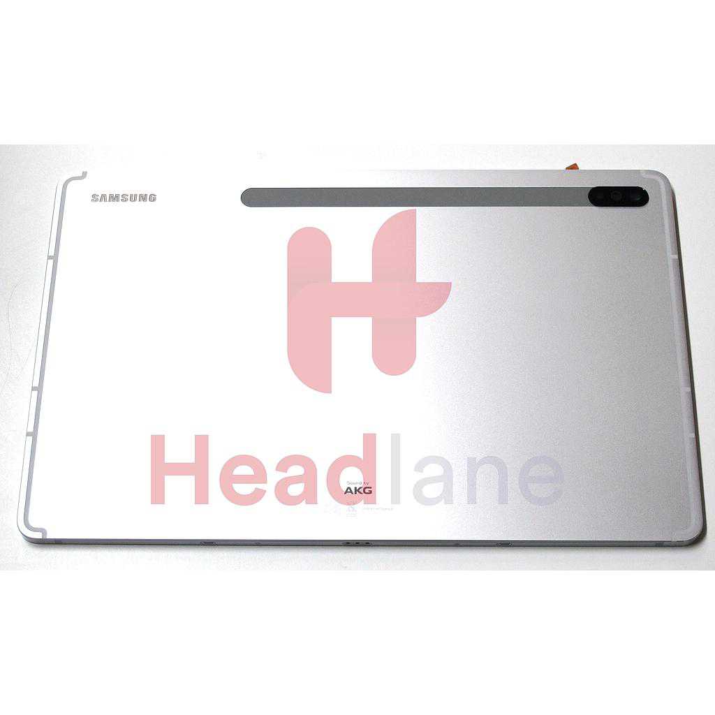 Samsung SM-T970 SM-T976 Galaxy Tab S7+ 12.4&quot; Back Cover - Silver