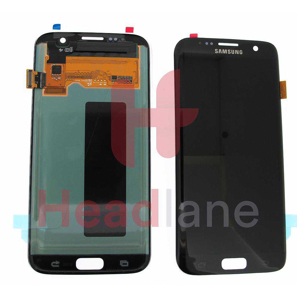 Samsung SM-G935 Galaxy S7 Edge LCD Display / Screen + Touch - Black (No Frame)