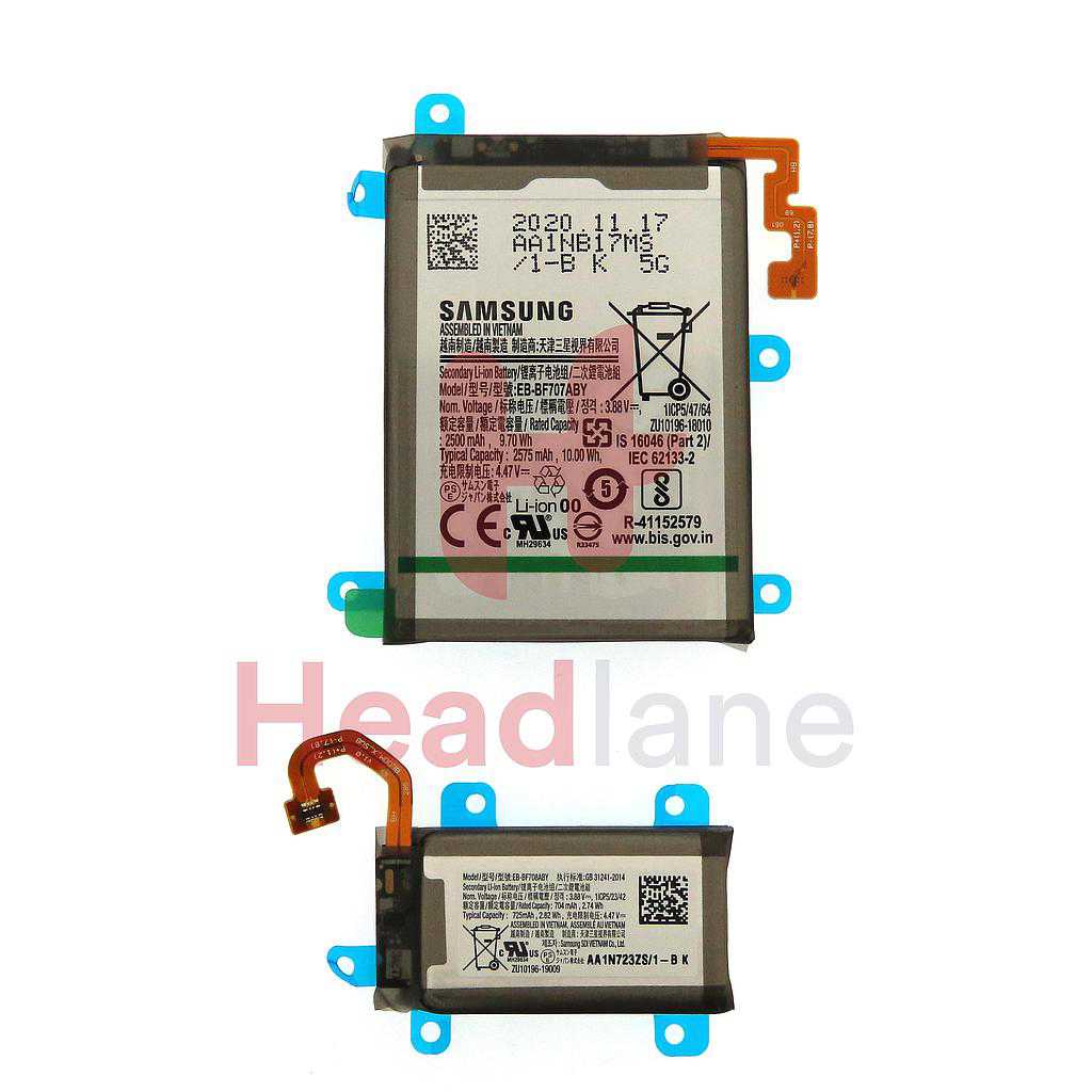 Samsung SM-F707 Galaxy Z Flip 5G Main / Sub Battery EB-BF707ABY