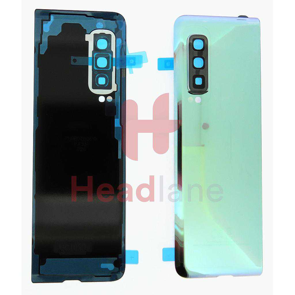 Samsung SM-F907 Galaxy Fold 5G Back / Battery Cover - Silver