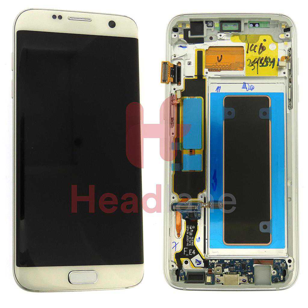 Samsung SM-G935F Galaxy S7 Edge LCD Display / Screen + Touch - White