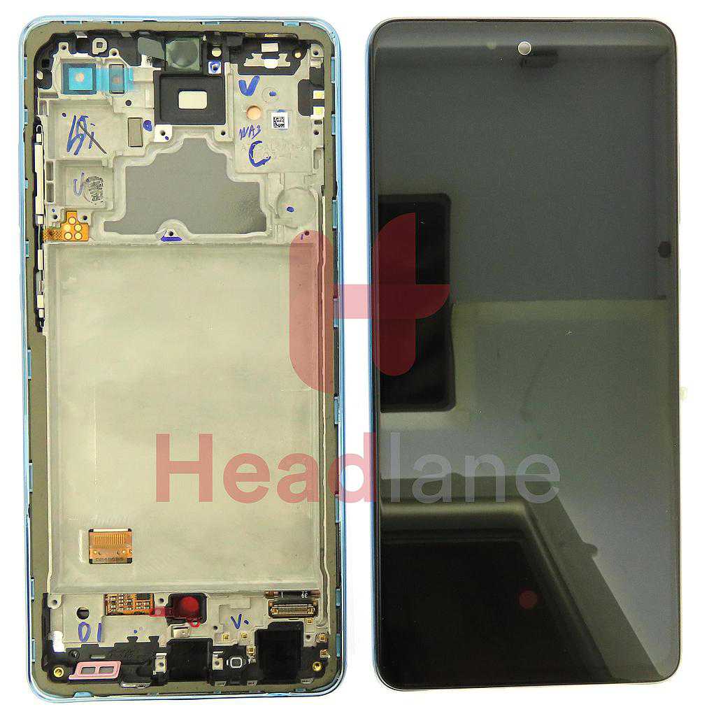 Samsung SM-A725 Galaxy A72 4G LCD Display / Screen + Touch - Blue
