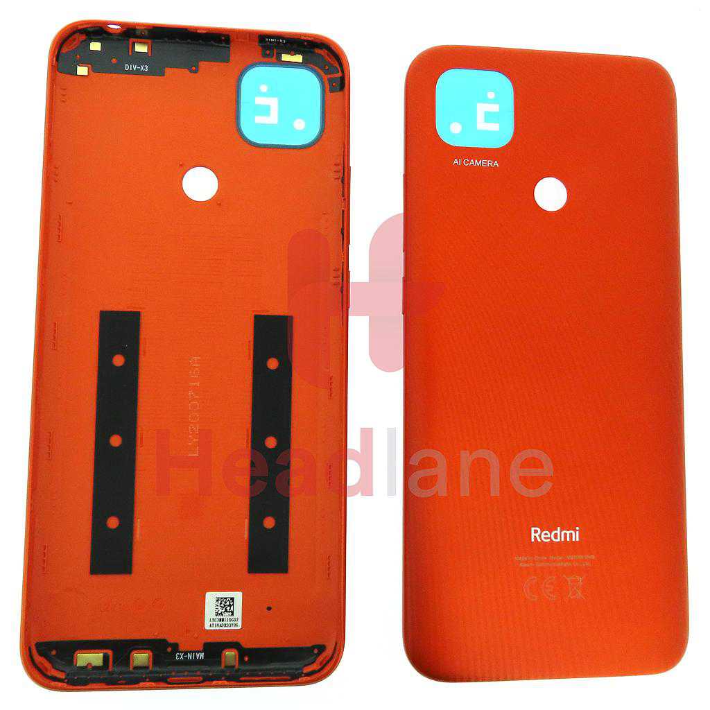 Xiaomi Redmi 9C Back / Battery Cover -Orange