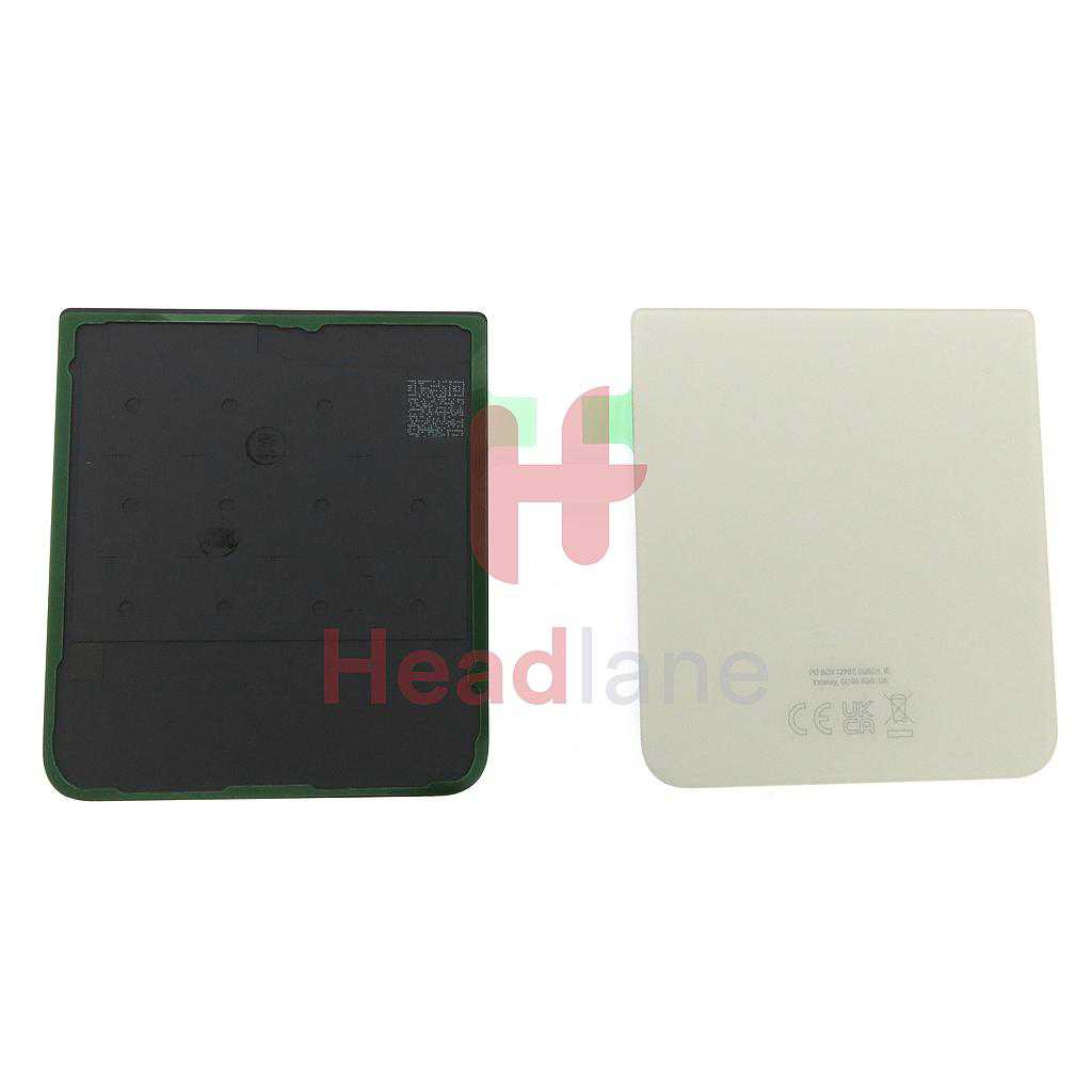 Samsung SM-F711 Galaxy Z Flip3 5G Back / Battery Cover - Bespoke White