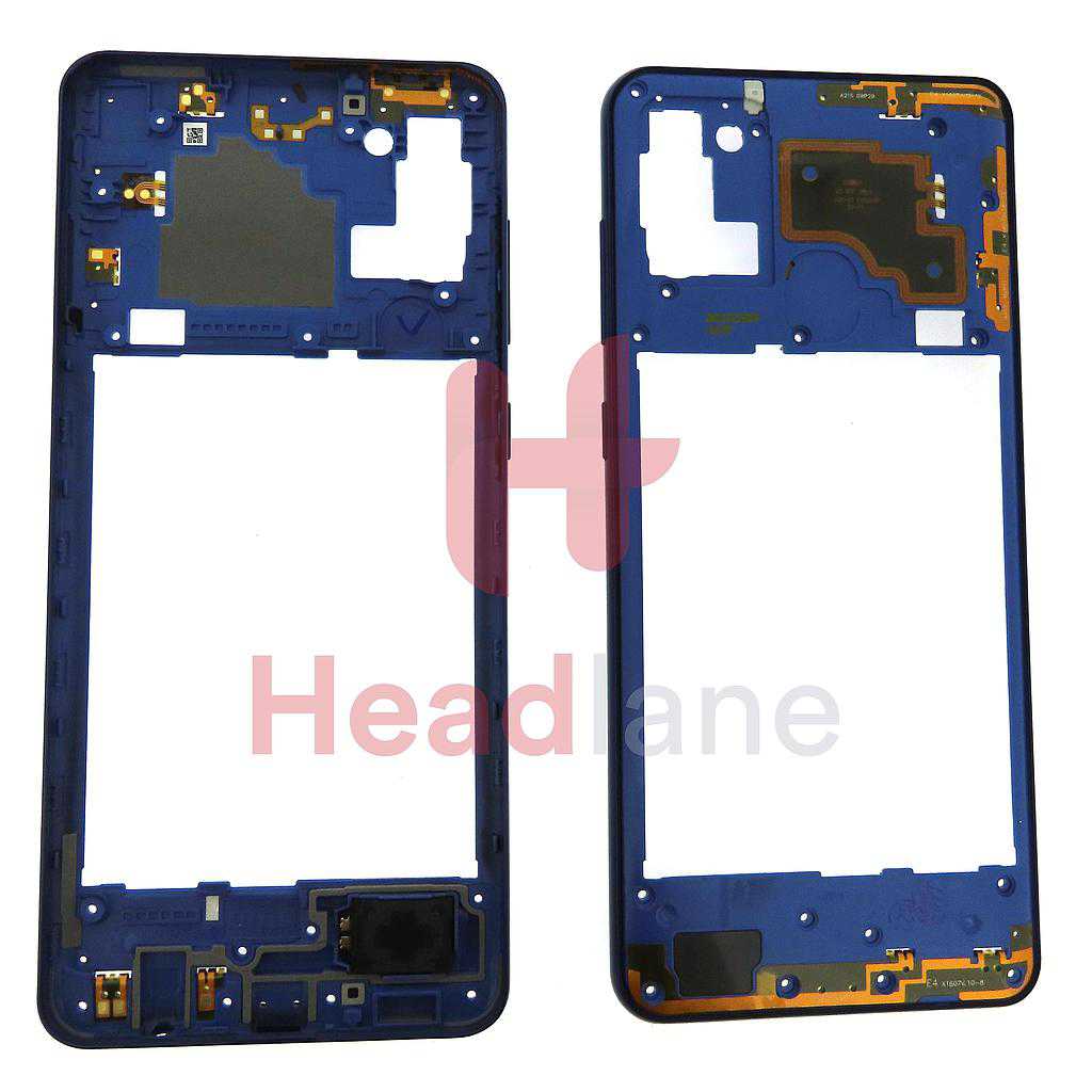 Samsung SM-A217 Galaxy A21s Middle Cover / Chassis - Blue