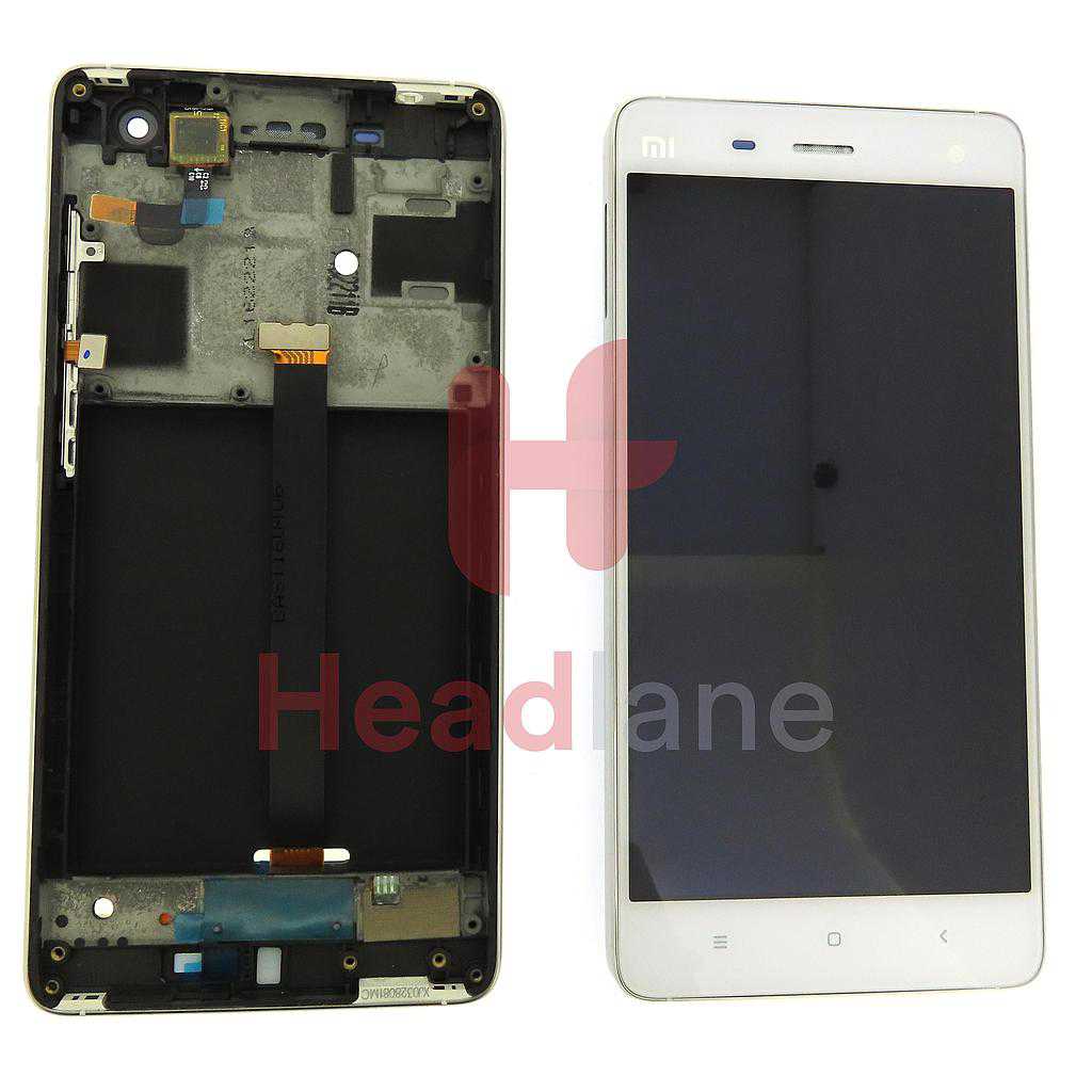 Xiaomi Mi 4 LCD Display / Screen + Touch - White