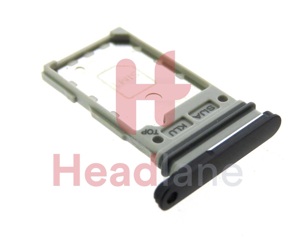 Samsung SM-S901 S906 Galaxy S22 / S22+ / Plus SIM Card Tray (Dual SIM) - Phantom Black