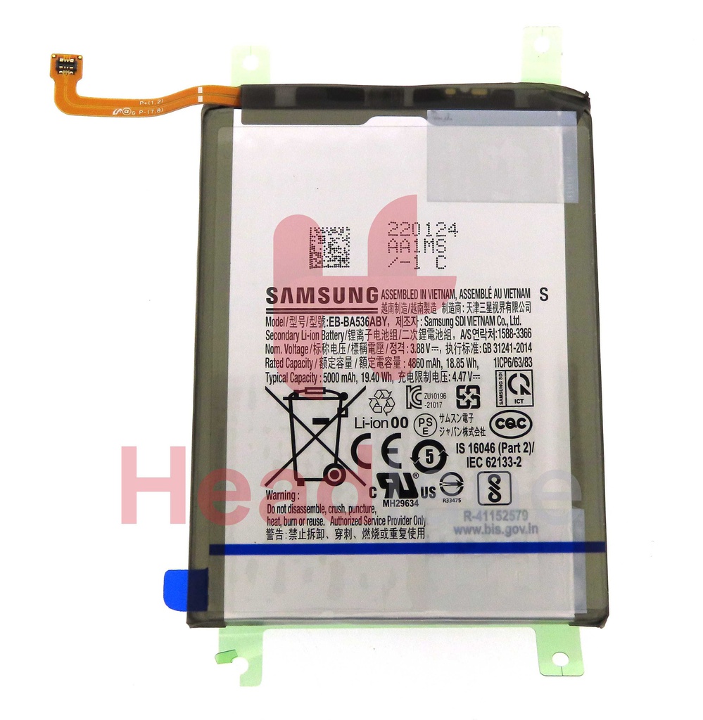 Samsung SM-A336 A536 Galaxy A33 A53 5G EB-BA336ABY 5000mAh Internal Battery