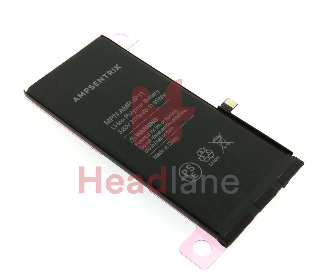 Apple iPhone 11 Compatible Replacement Battery (AmpSentrix)