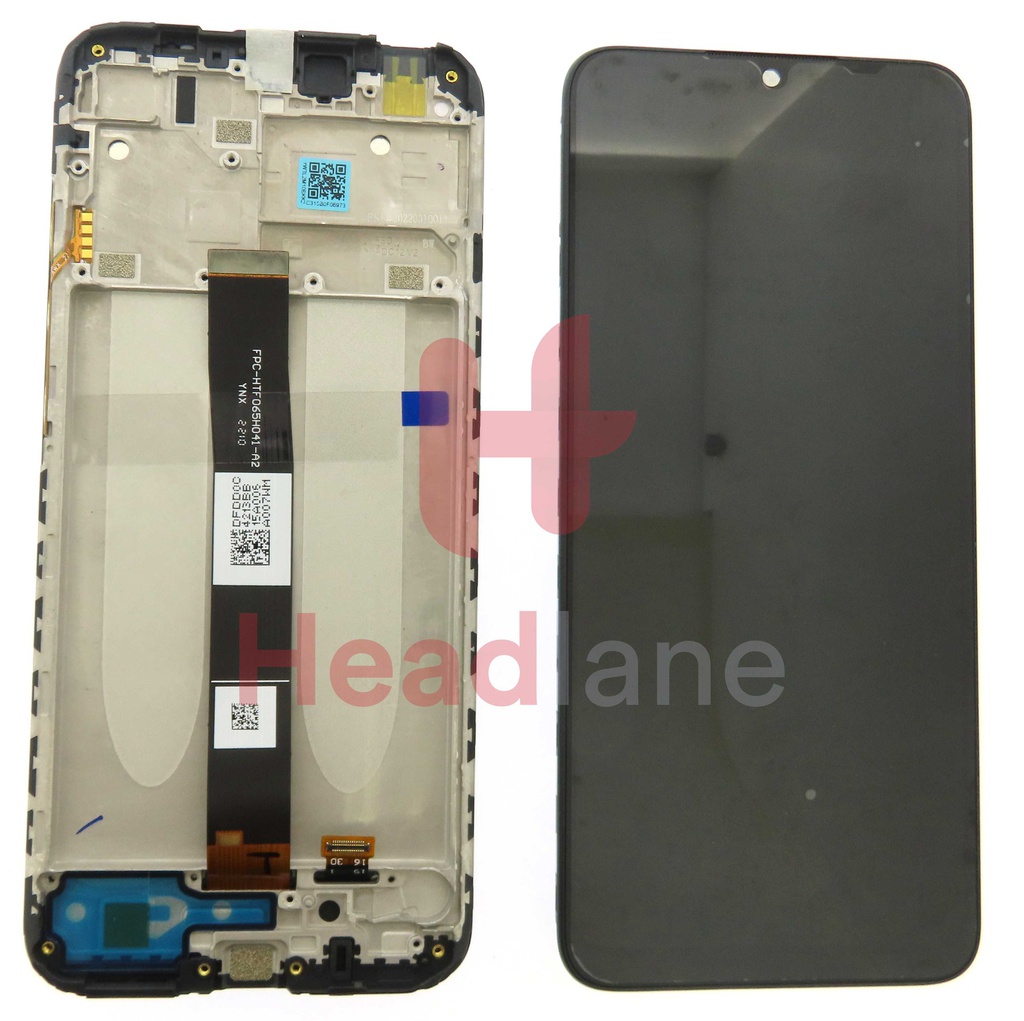 Xiaomi Redmi 10A LCD Display / Screen + Touch - Black