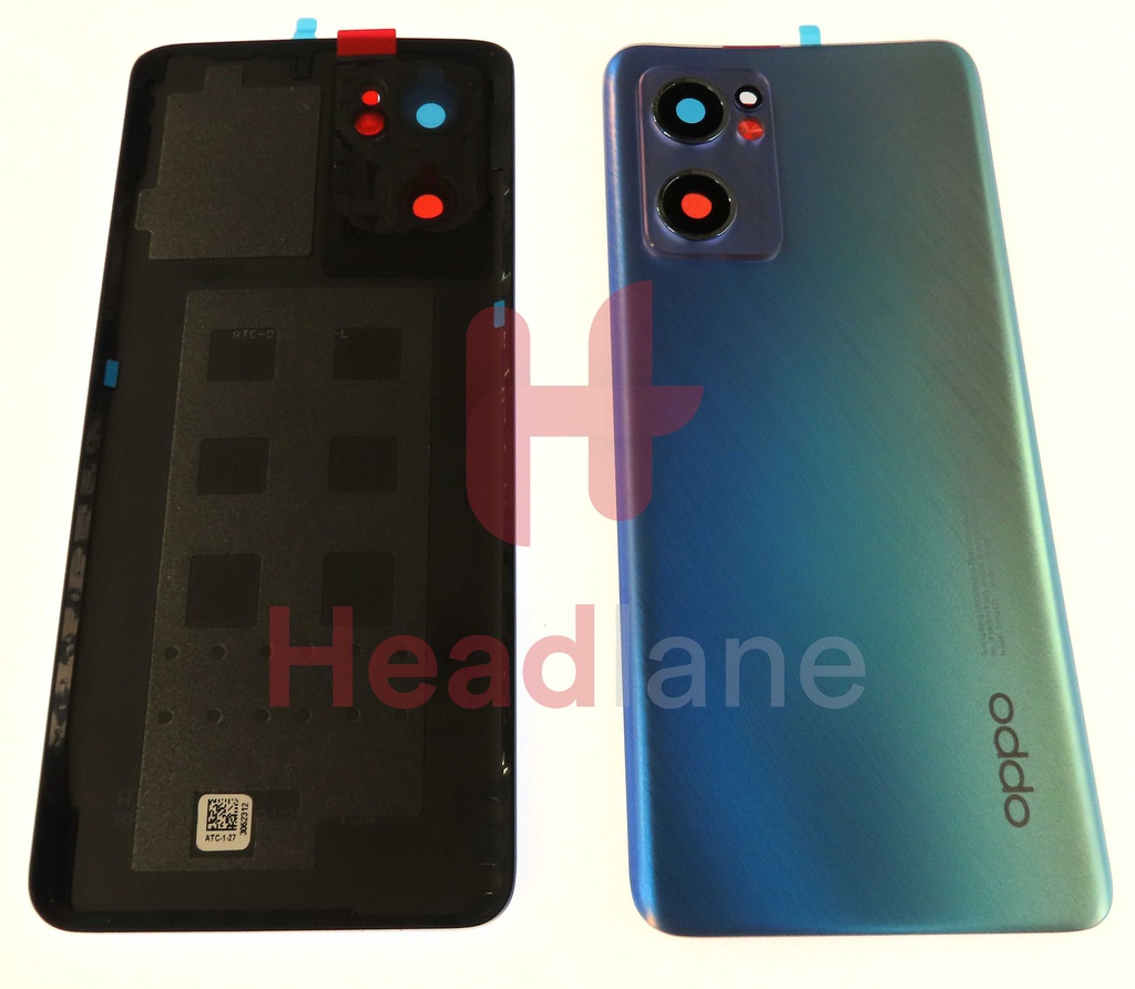 Oppo CPH2371 Reno7 5G / Find X5 Lite Back / Battery Cover - Blue