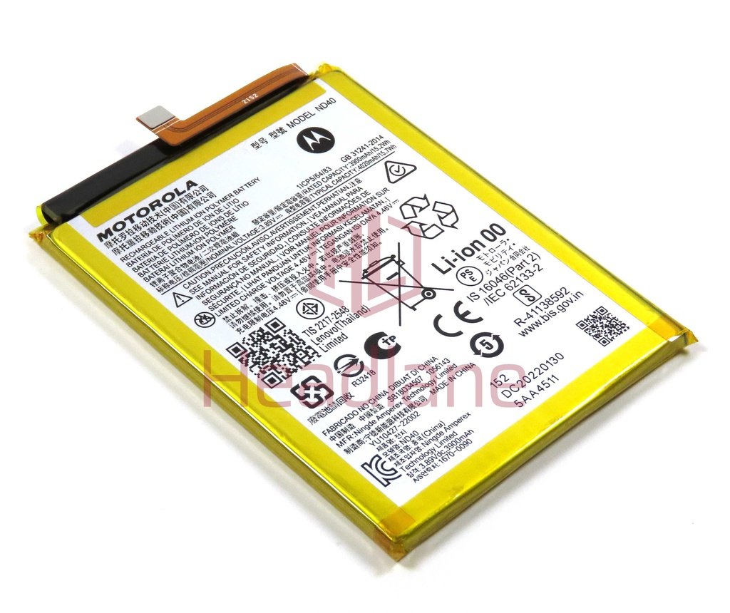 Motorola XT2203 Edge 30 ND40 4020mAh Internal Battery